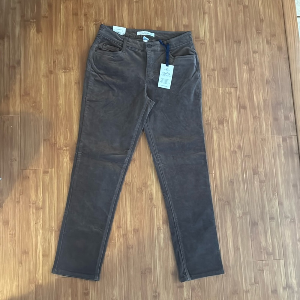 Croft & Barrow Women’s Corduroy Pants - Dark Brown